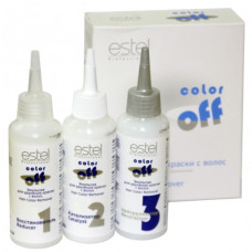 Эмульсия Color OFF Estel для удаления краски с волос 3*120 мл 