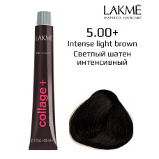 5/00 +  светло-каштановый яркий крем-краска для волос 60 мл Collage Lakme