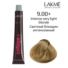 9/00 +  Суперсветло-белокурый яркий крем-краска для волос 60 мл Collage Lakme