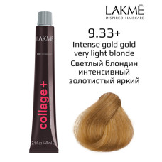 9/33 +  интенс.золотистый блонд крем-краска для волос 60 мл Collage Lakme