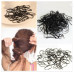 Набор силиконовых резинок для волос Avadona черные 150 шт 