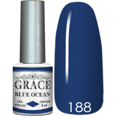Гель-лак Грейс GRACE GRP188 Blue ocean 8ml