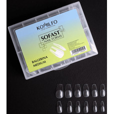 Верхние формы Komilfo SoFast Nail Forms Balerina Medium 240шт