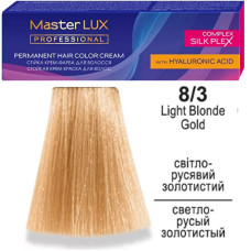 Фарба для волосся Master LUX professional 8.3 Світло-Русявий Золотистий 60мл