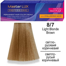 Фарба для волосся Master LUX professional 8.7 Світло-Русявий Коричневий 60мл